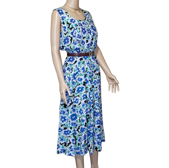 Vintage Tareti By Howard Levi Floral Dress - Picture 2 of 5